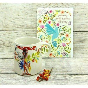 T Is For Thank You Mug & Greeting Card Set Coffee Tea Cup Thanksgiving Gift